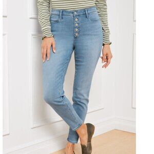 Talbots Button-Fly Jegging 10 Petite
